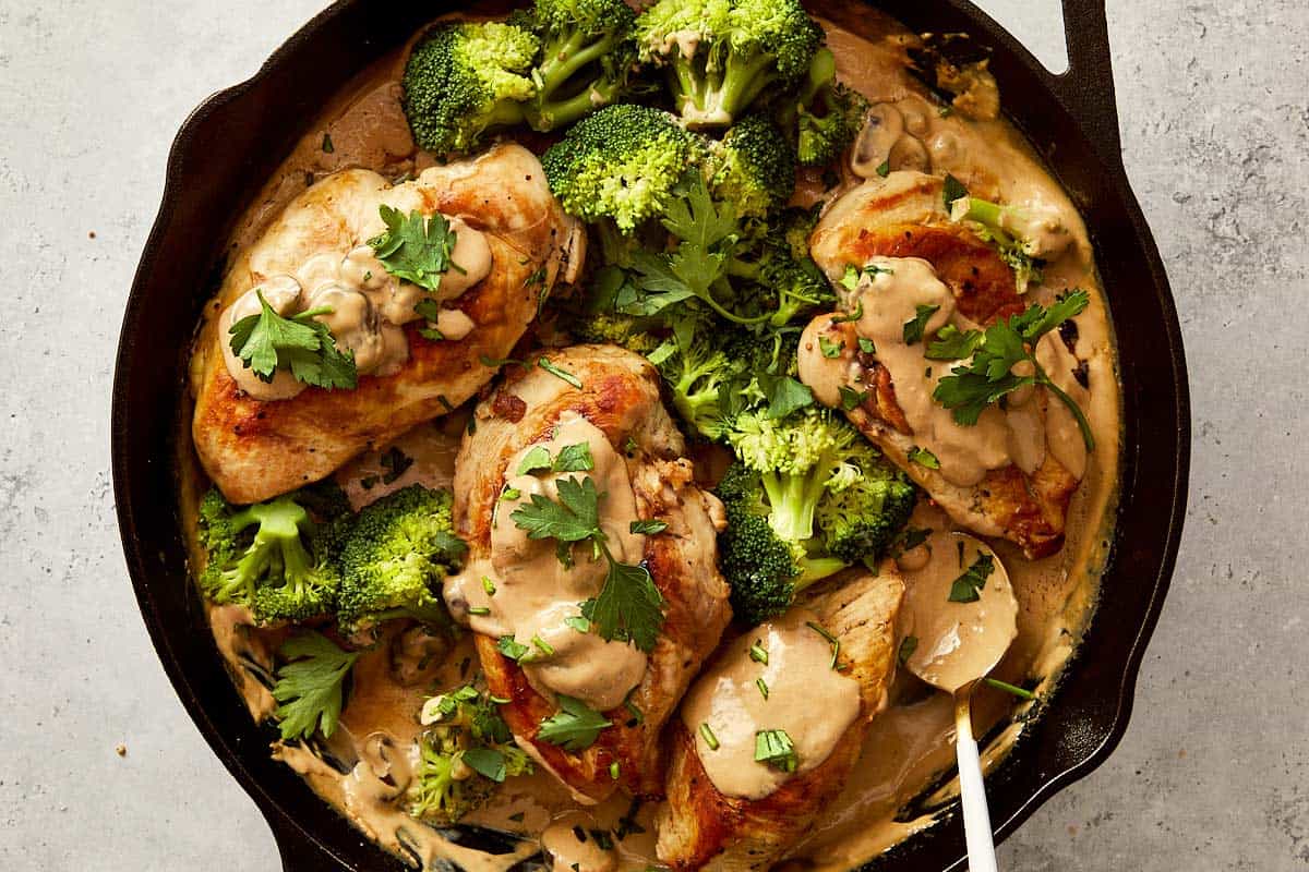 One-Pan Julia Child Chicken Mushroom: Light & Ready in 30 Min